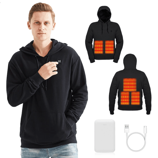 Cadeau idéal - Sweat à capuche chauffé par USB