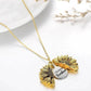 Collier Girasol "You Are My Sunshine" avec pochette de rangement