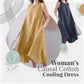 Woman's Causal Cotton Cooling Dress