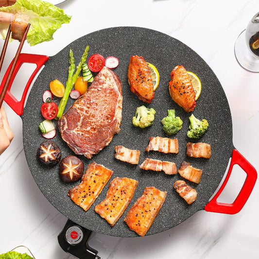 [Quality Life] Non-stick indoor electric griddle! 🔥🍳✨ Come and enjoy!