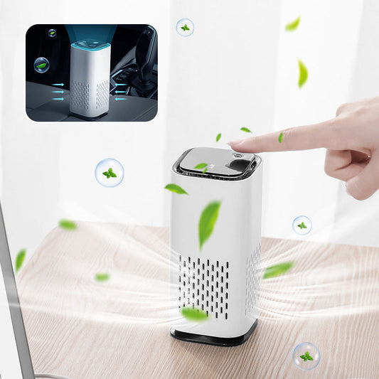 Purificateur d'air compact rechargeable à faible bruit